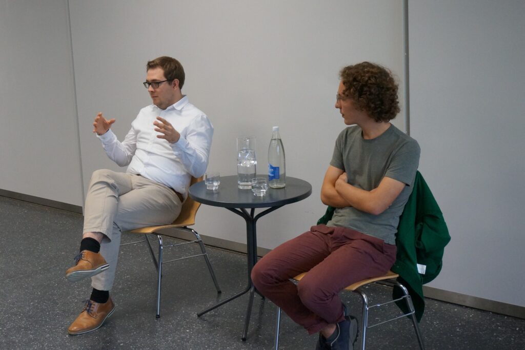 Diskussionsforum mit Alexander Martinolli und Milo Schefer